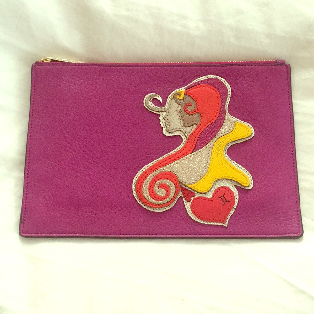 Diane Von Furstenberg zodiac clutch